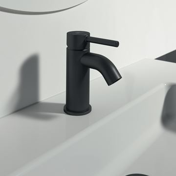 IDEAL STANDARD CERALINE umývadlová stojanková batéria, hodvábna čierna BC185XG Obrázek - fotka