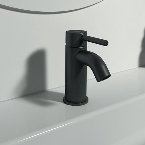 IDEAL STANDARD CERALINE umývadlová stojanková batéria, hodvábna čierna BC185XG Obrázek - fotka