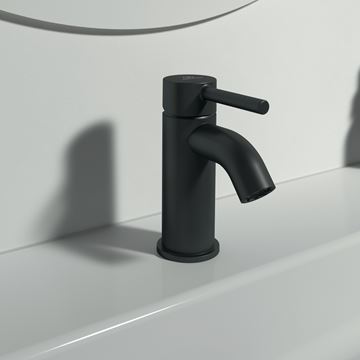 IDEAL STANDARD CERALINE umývadlová stojanková batéria, hodvábna čierna BC185XG Obrázek - fotka