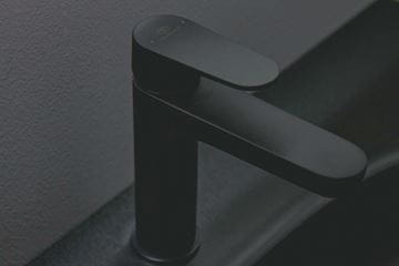 IDEAL STANDARD CERAFINE O umývadlová stojanková batéria, s odtokovou súpravou, hodvábna čierna BD131XG Obrázek - fotka