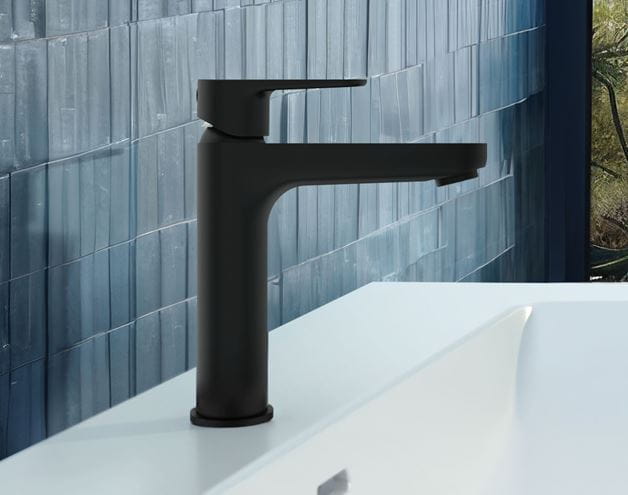 IDEAL STANDARD CERAFINE O umývadlová stojanková batéria, s odtokovou súpravou, hodvábna čierna BD131XG Obrázek - fotka