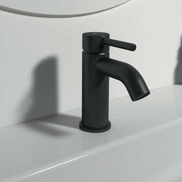 IDEAL STANDARD CERALINE umývadlová stojanková batéria, hodvábna čierna BC268XG Obrázek - fotka