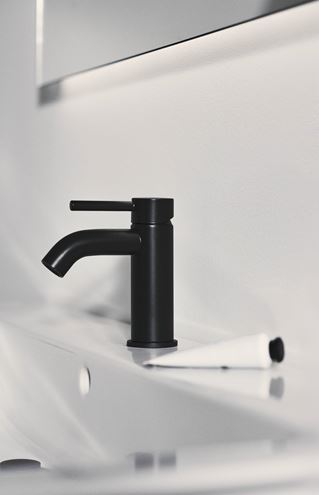 IDEAL STANDARD CERALINE umývadlová stojanková batéria, hodvábna čierna BC268XG Obrázek - fotka