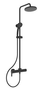 IDEAL STANDARD CERAFINE O sprchový set s batériou, horná sprcha, ručná sprcha, tyč, hadica, matná čierna