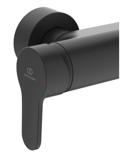 IDEAL STANDARD CERAFINE O sprchový set s batériou, horná sprcha, ručná sprcha, tyč, hadica, matná čierna BC750XG Obrázek - fotka