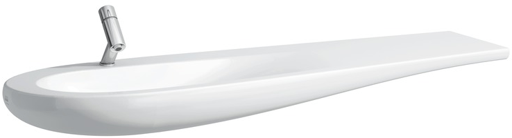 LAUFEN ILBAGNOALESSI ONE umývadlo 160 cm, s otvorom pre batériu a prepadom, LCC H8149714001041 Obrázek - Hlavní obrázek