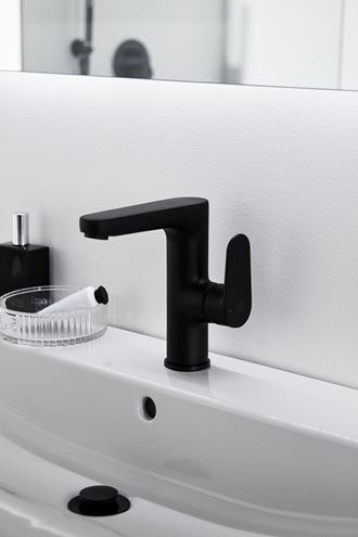 IDEAL STANDARD CERAFINE O umývadlová stojanková batéria, hodvábna čierna BC555XG Obrázek - fotka