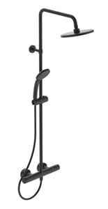IDEAL STANDARD CERATHERM sprchový set s termostatickou batériou, horná sprcha, ručná sprcha, tyč, hadica, matná čierna