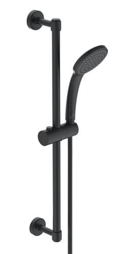 IDEAL STANDARD IDEALRAIN sprchová súprava 3-dielna, ručná sprcha pr. 100 mm, tyč, hadica, matná čierna BD142XG Obrázek - Hlavní obrázek