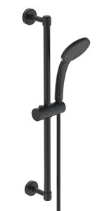 IDEAL STANDARD IDEALRAIN sprchová súprava 3-dielna, ručná sprcha pr. 100 mm, tyč, hadica, matná čierna
