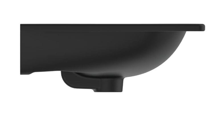 IDEAL STANDARD TESI umývadlo 62,5 cm, s otvorom pre batériu a prepadom, čierna T3510V3 Obrázek - fotka