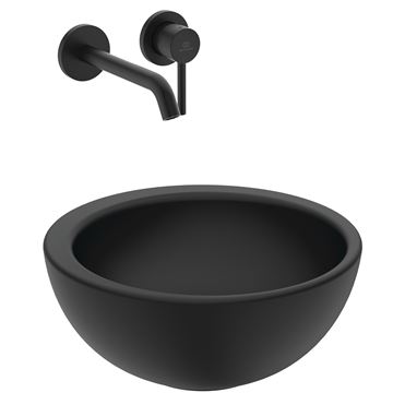 IDEAL STANDARD CERALINE umývadlová podomietková batéria, hodvábna čierna A6938XG Obrázek - fotka