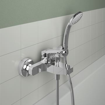IDEAL STANDARD CERAPLAN vaňová nástenná batéria, s prepínačom, chróm BD256AA Obrázek - fotka
