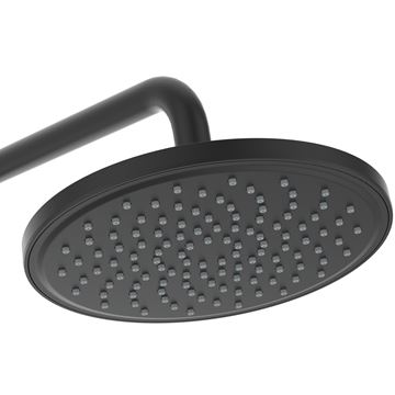 IDEAL STANDARD CERAFINE O vaňová nástenná batéria, so sprchovou súpravou, hodvábna čierna BC525XG Obrázek - fotka