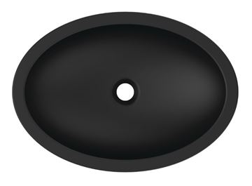 IDEAL STANDARD STRADA O umývadlová misa 60 cm, bez prepadu, čierna K0784V3 Obrázek - fotka