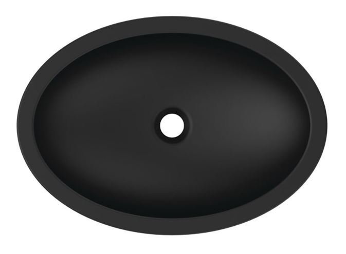 IDEAL STANDARD STRADA O umývadlová misa 60 cm, bez prepadu, čierna K0784V3 Obrázek - fotka
