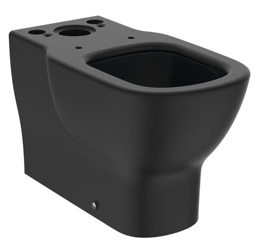 IDEAL STANDARD TESI WC kombi misa, Aquablade splachovanie, zadný odpad, matná čierna T5560V3 Obrázek - Hlavní obrázek