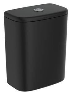 IDEAL STANDARD TESI WC kombi nádržka, spodný prívod vody, 2 množstvo splachovania, matná čierna