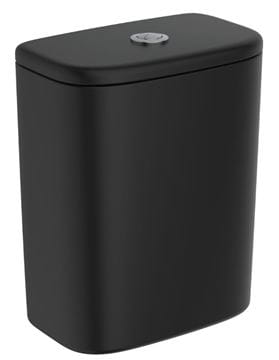 IDEAL STANDARD TESI WC kombi nádržka, spodný prívod vody, 2 množstvo splachovania, matná čierna