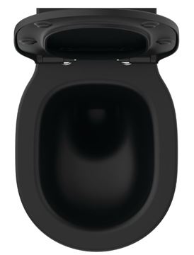 IDEAL STANDARD CONNECT AIR závesné WC, Rimless splachovanie, matná čierna E2288V3 Obrázek - fotka