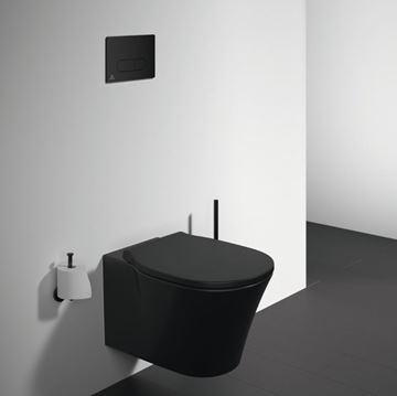 IDEAL STANDARD CONNECT AIR závesné WC, Rimless splachovanie, matná čierna E2288V3 Obrázek - fotka