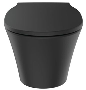 IDEAL STANDARD CONNECT AIR závesné WC, Rimless splachovanie, matná čierna E2288V3 Obrázek - fotka