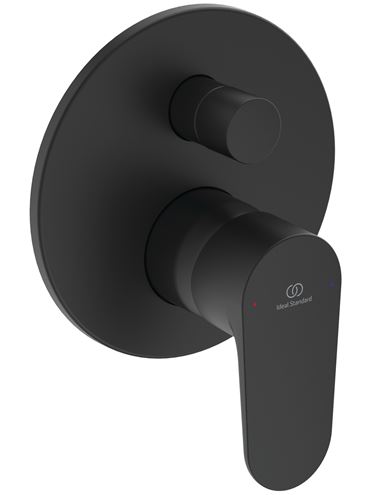 IDEAL STANDARD CERAFINE O vaňová podomietková batéria, s prepínačom, hodvábna čierna A7350XG Obrázek - fotka