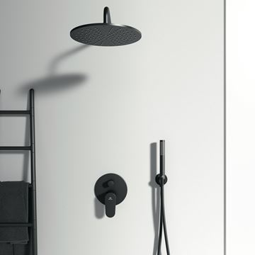 IDEAL STANDARD CERAFINE O vaňová podomietková batéria, s prepínačom, hodvábna čierna A7350XG Obrázek - fotka
