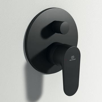 IDEAL STANDARD CERAFINE O vaňová podomietková batéria, s prepínačom, hodvábna čierna A7350XG Obrázek - fotka