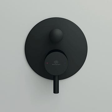 IDEAL STANDARD CERALINE vaňová podomietková batéria, s prepínačom, s telesom, hodvábna čierna A6939XG Obrázek - fotka