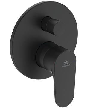 IDEAL STANDARD CERAFINE O vaňová podomietková batéria, s prepínačom, hodvábna čierna BD135XG Obrázek - fotka