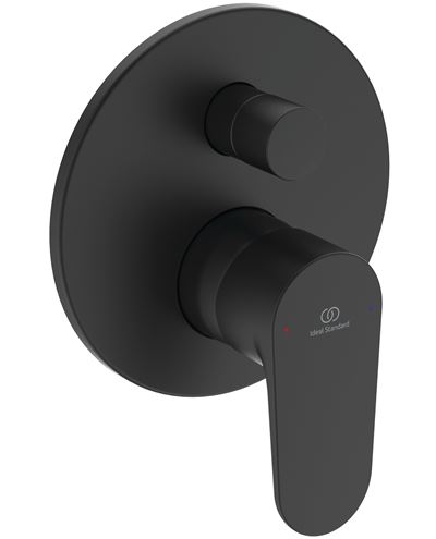 IDEAL STANDARD CERAFINE O vaňová podomietková batéria, s prepínačom, hodvábna čierna BD135XG Obrázek - fotka