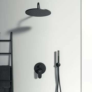 IDEAL STANDARD CERAFINE O vaňová podomietková batéria, s prepínačom, hodvábna čierna BD135XG Obrázek - fotka