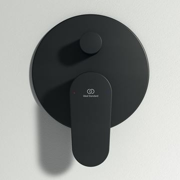 IDEAL STANDARD CERAFINE O vaňová podomietková batéria, s prepínačom, hodvábna čierna BD135XG Obrázek - fotka
