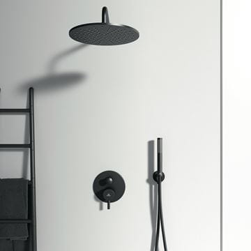 IDEAL STANDARD CERALINE vaňová podomietková batéria, s prepínačom, hodvábna čierna BD139XG Obrázek - fotka