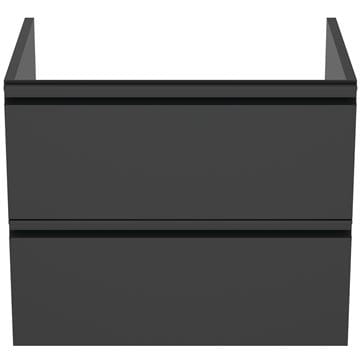 IDEAL STANDARD TESI skrinka pod umývadlo 60x44x49 cm, 2 zásuvky, hodvábna čierna T0050ZT Obrázek - fotka