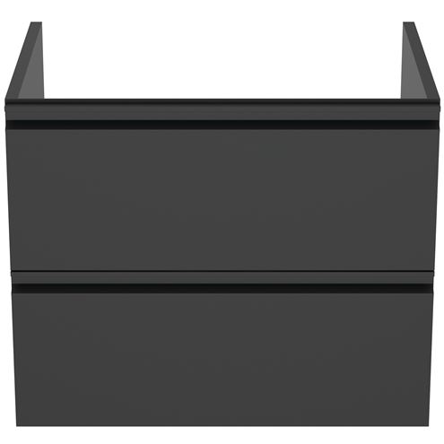 IDEAL STANDARD TESI skrinka pod umývadlo 60x44x49 cm, 2 zásuvky, hodvábna čierna T0050ZT Obrázek - fotka