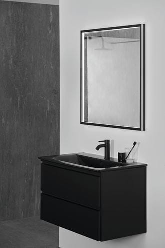 IDEAL STANDARD TESI skrinka pod umývadlo 80x44x49 cm, 2 zásuvky, hodvábna čierna T0051ZT Obrázek - fotka