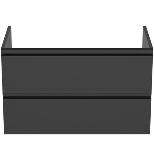 IDEAL STANDARD TESI skrinka pod umývadlo 80x44x49 cm, 2 zásuvky, hodvábna čierna T0051ZT Obrázek - fotka