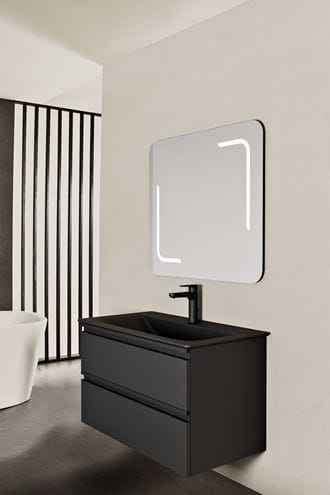 IDEAL STANDARD TESI skrinka pod umývadlo 80x44x49 cm, 2 zásuvky, hodvábna čierna T0051ZT Obrázek - fotka