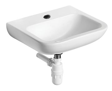 IDEAL STANDARD CONTOUR 21 umývadlo 50 cm, s otvorom pre batériu, bez prepadu S241201 Obrázek - fotka
