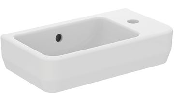 IDEAL STANDARD I.LIFE S umývadlo 45 cm, s otvorom pre batériu vpravo a prepadom