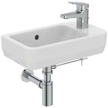 IDEAL STANDARD I.LIFE S umývadielko 45 cm, s otvorom pre batériu vpravo a prepadom T458601 Obrázek - fotka
