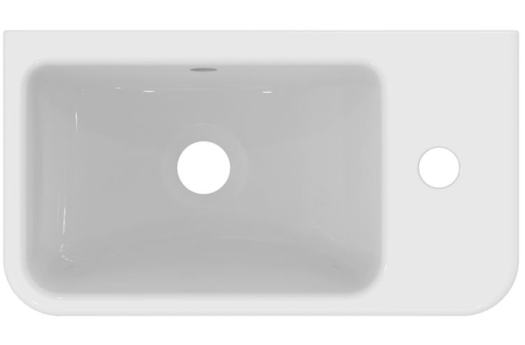 IDEAL STANDARD I.LIFE S umývadielko 45 cm, s otvorom pre batériu vpravo a prepadom T458601 Obrázek - fotka
