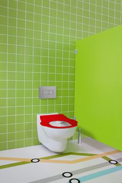 IDEAL STANDARD CONTOUR 21 detské závesné WC, zadný odpad, rimless splachovanie S312801 Obrázek - fotka