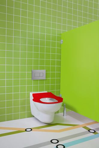 IDEAL STANDARD CONTOUR 21 detské závesné WC, zadný odpad, rimless splachovanie S312801 Obrázek - fotka