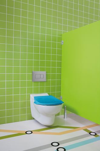 IDEAL STANDARD CONTOUR 21 detské závesné WC, zadný odpad, rimless splachovanie S312801 Obrázek - fotka