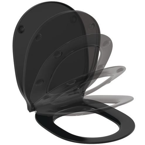 IDEAL STANDARD CONNECT AIR WC sedadlo, SoftClose, matná čierna E0368V3 Obrázek - fotka