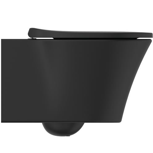 IDEAL STANDARD CONNECT AIR WC sedadlo, SoftClose, matná čierna E0368V3 Obrázek - fotka