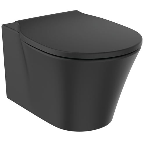 IDEAL STANDARD CONNECT AIR WC sedadlo, SoftClose, matná čierna E0368V3 Obrázek - fotka